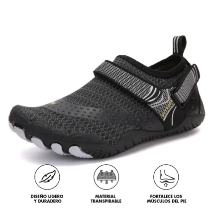 HYKES Adventurer - Zapatillas Minimalistas Barefoot Unisex con Suelas Antideslizantes