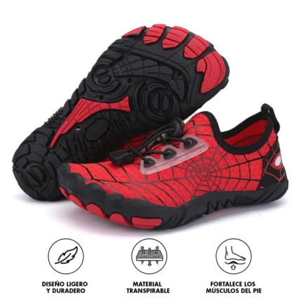 HYKES Superhero - Zapatillas Minimalistas Barefoot Unisex con Suelas Antideslizantes